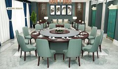 新中式電動(dòng)餐桌-型號：高瞻遠矚